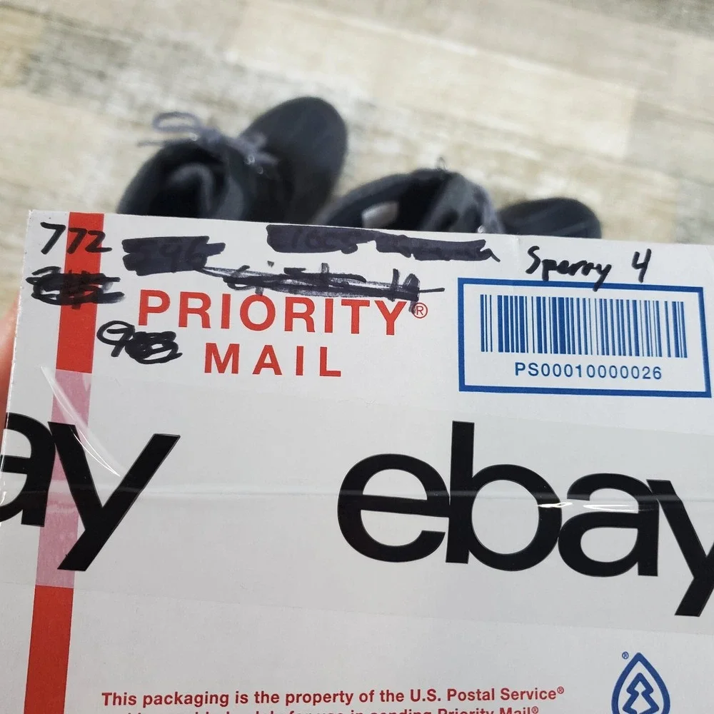 Sperry Port Alpine Boys Duck Boot Sz 4 M Black Round Toe Water Resistant Lace Up